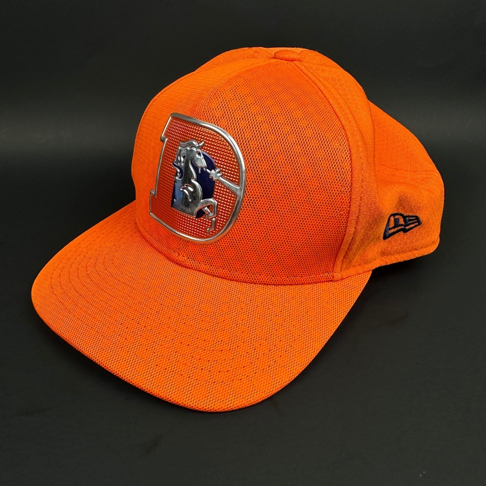 New Era Denver Broncos 9FIFTY Snapback Hat Orange Mesh NFL Players Exclusive Cap